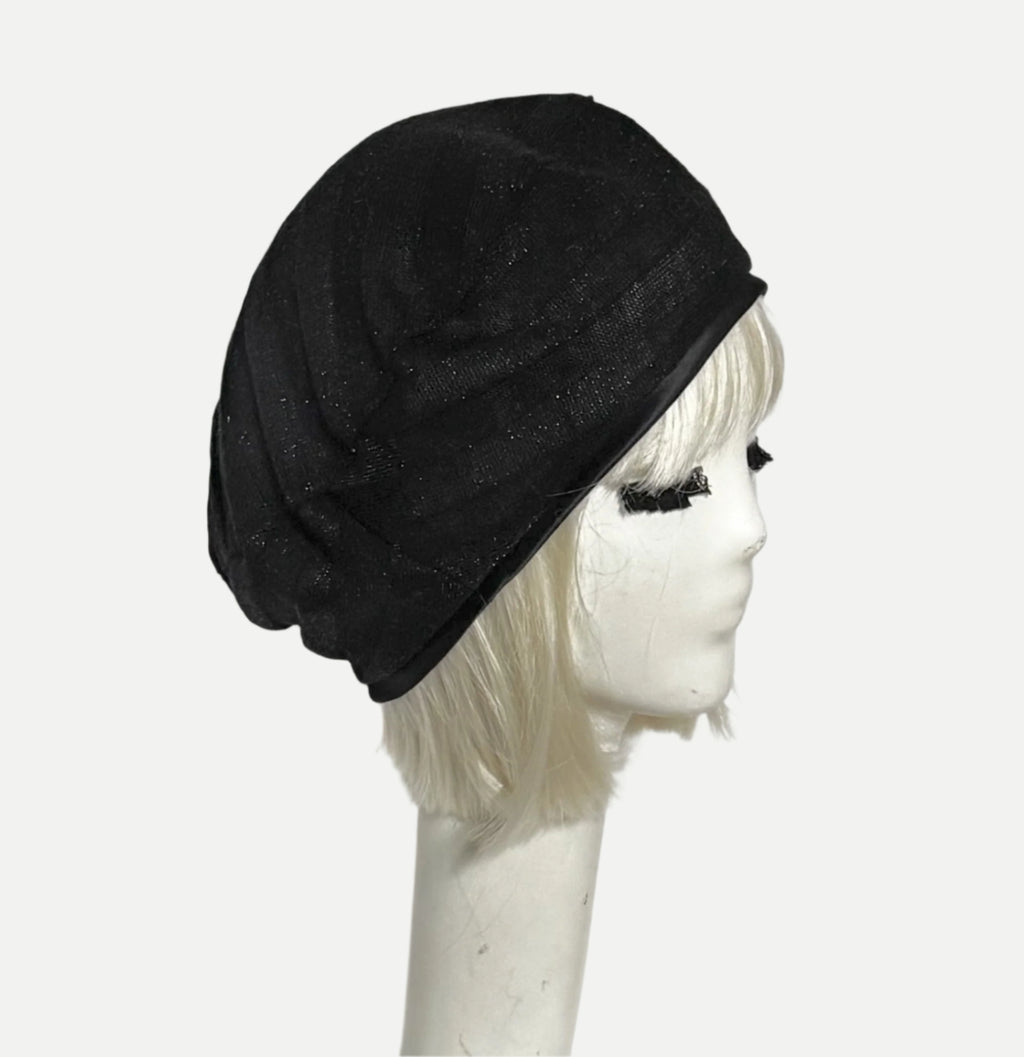 Oversized Lurex Beret