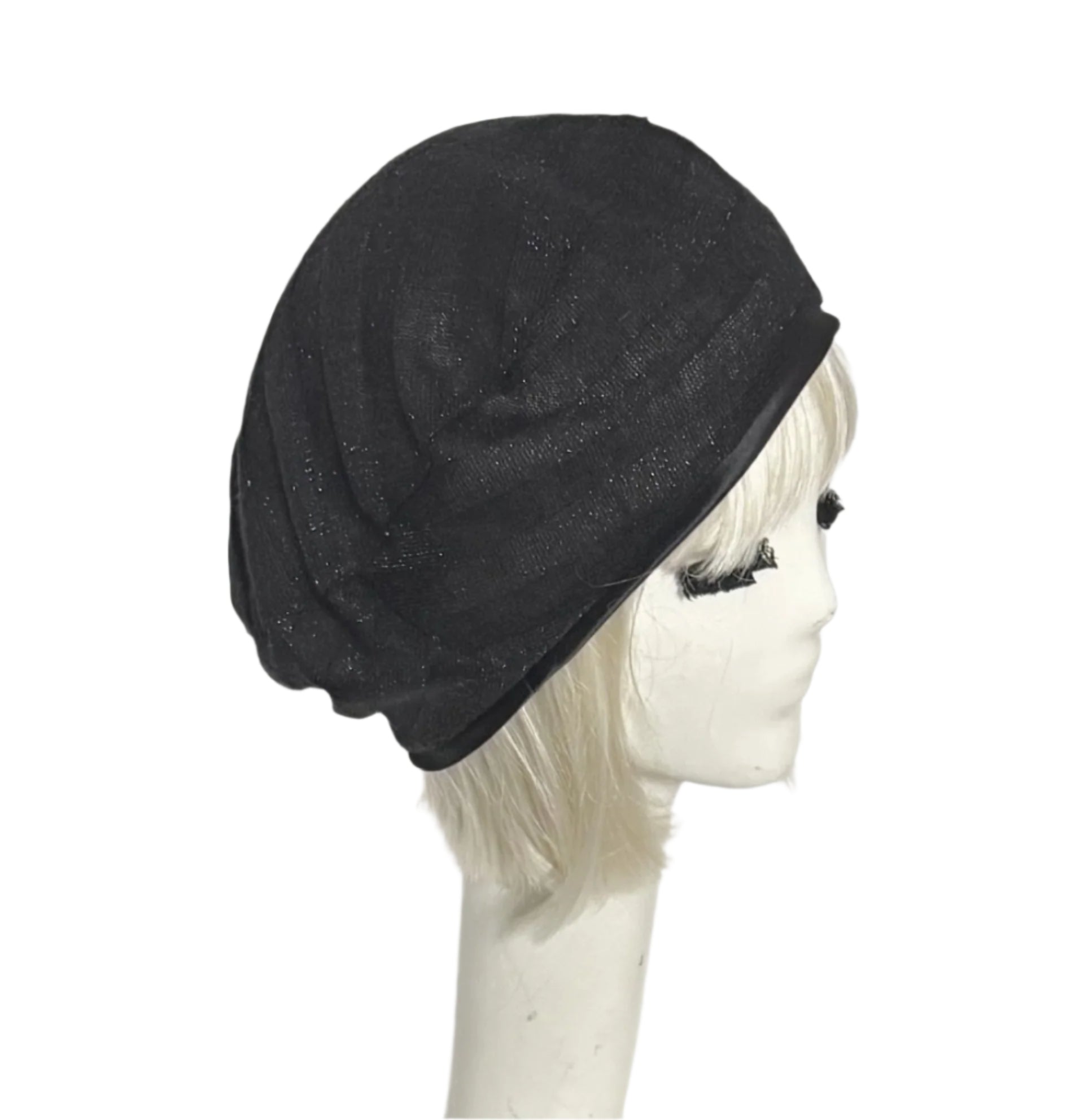 Oversized Lurex Beret
