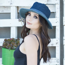Load image into Gallery viewer, Denim Upcycled Bucket Hat