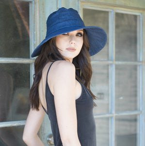 Denim Floppy Hat