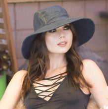 Load image into Gallery viewer, Wide Brim Denim Hat