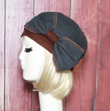 Load image into Gallery viewer, Vintage Wool Beret Bow