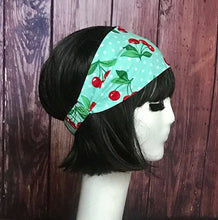 Load image into Gallery viewer, Cherry Print Cotton Headband