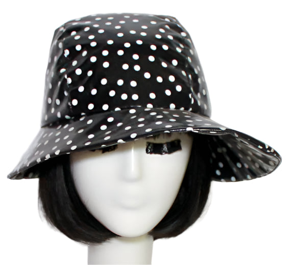 Asymmetrical Cloche Rain Hat