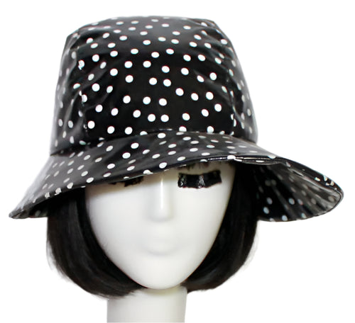 Asymmetrical Cloche Rain Hat