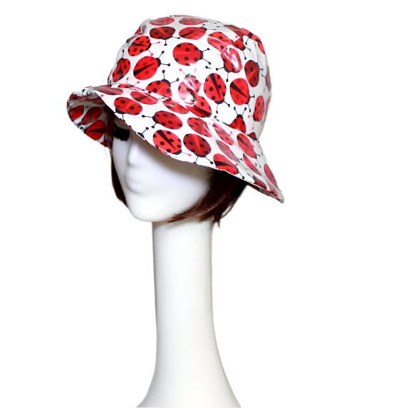 Asymmetrical Cloche Rain Hat