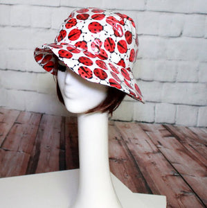 Asymmetrical Cloche Rain Hat