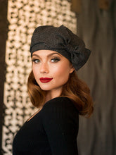 Load image into Gallery viewer, Beret Hat Bow