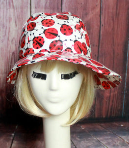 Asymmetrical Cloche Rain Hat