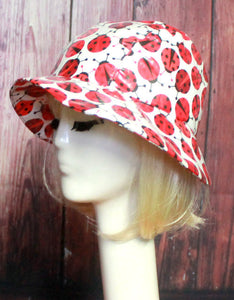 Asymmetrical Cloche Rain Hat
