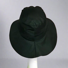 Load image into Gallery viewer, Black Linen Sun Hat