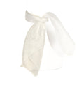 White Organza Neck Scarf