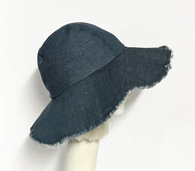 Load image into Gallery viewer, Wide Brim Denim Hat