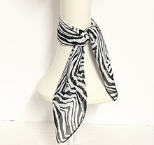 Load image into Gallery viewer, Zebra Chiffon Scarf