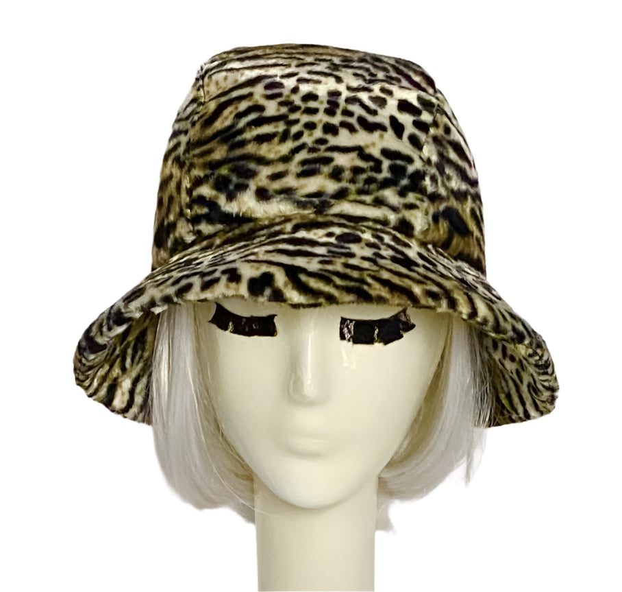 Leopard Cloche Hat