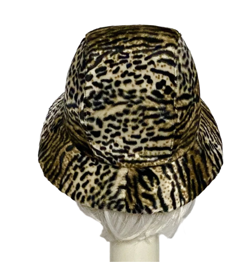 Leopard Cloche Hat