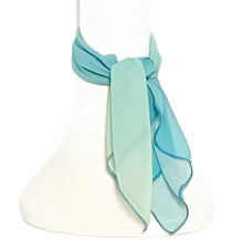 Load image into Gallery viewer, Aqua Chiffon Scarf