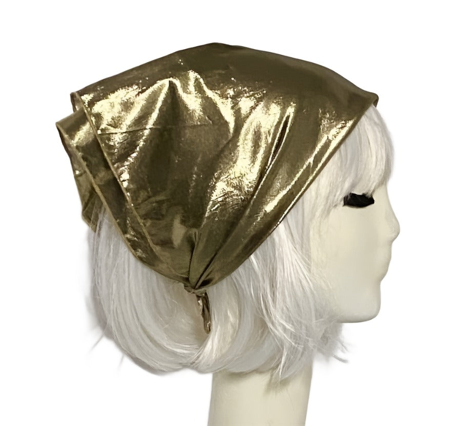 Gold Lame Neck Scarf