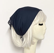 Load image into Gallery viewer, Navy Chiffon Scarf