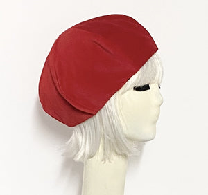 Red Velvet Beret Hat