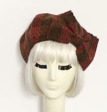 Load image into Gallery viewer, Red Beret Hat Bow