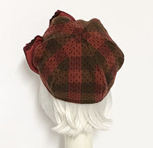 Load image into Gallery viewer, Red Beret Hat Bow