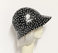 Load image into Gallery viewer, Polka Dot Cloche Rain Hat
