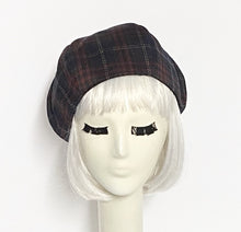 Load image into Gallery viewer, Plaid Beret Hat