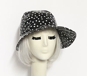 Asymmetrical Cloche Rain Hat