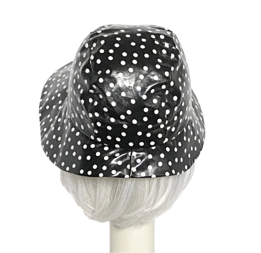 Asymmetrical Cloche Rain Hat