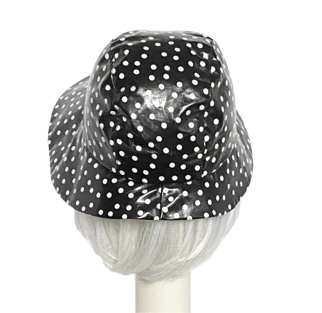 Asymmetrical Cloche Rain Hat