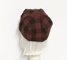 Load image into Gallery viewer, Red Wool Beret Flower