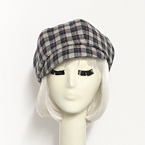 Plaid Newsboy Cap