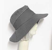 Load image into Gallery viewer, Striped Wide Brim Hat