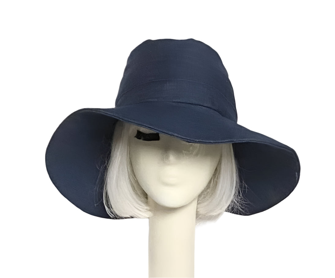 Wide Brim Denim Hat