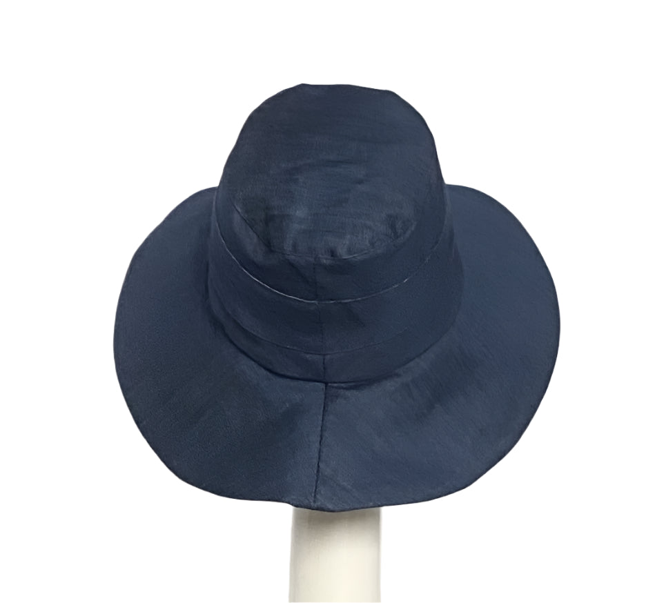Wide Brim Denim Hat