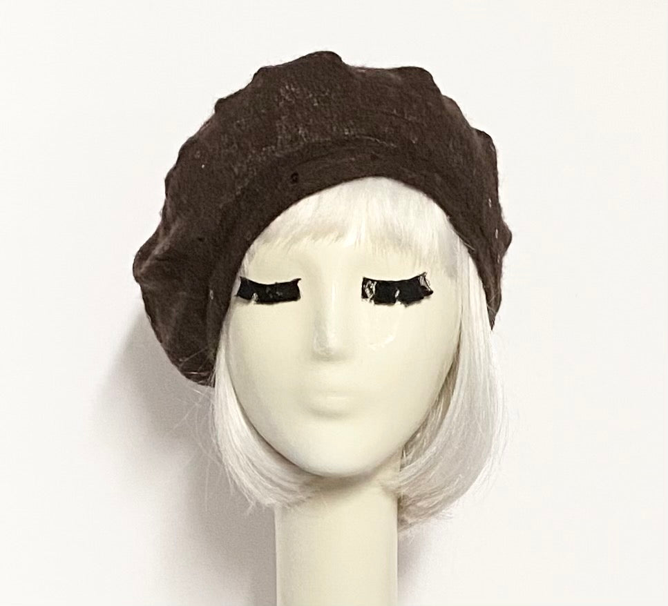 Sequins Beret Hat