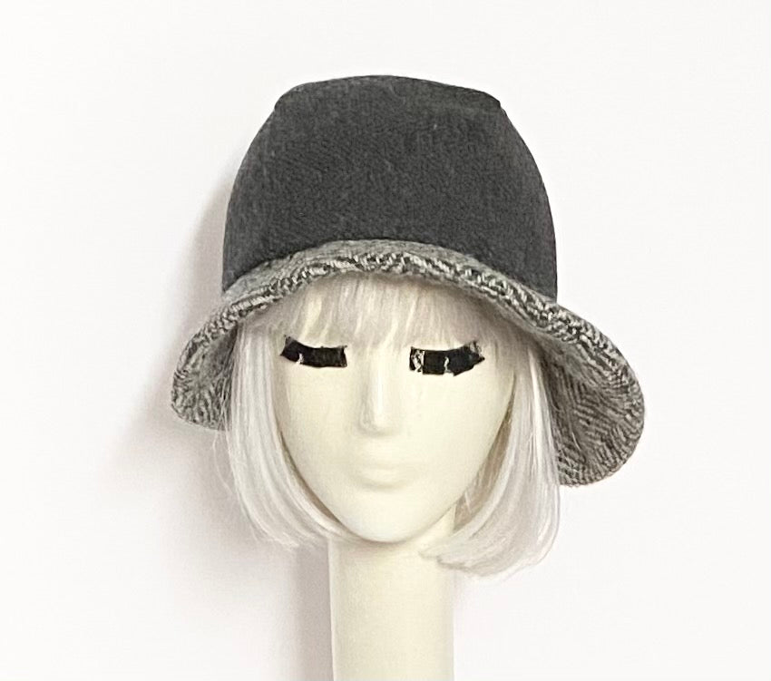 Asymmetrical Cloche Hat