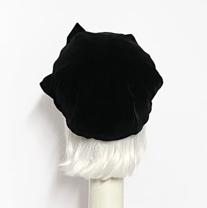 Velvet Beret Hat bow