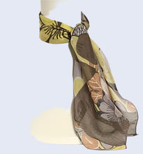 Load image into Gallery viewer, Floral Silk Scarf