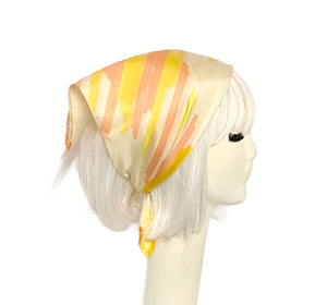 Yellow Abstract Scarf