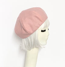 Load image into Gallery viewer, Pink Wool Beret Hat