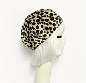 Faux Fur Beret Hat