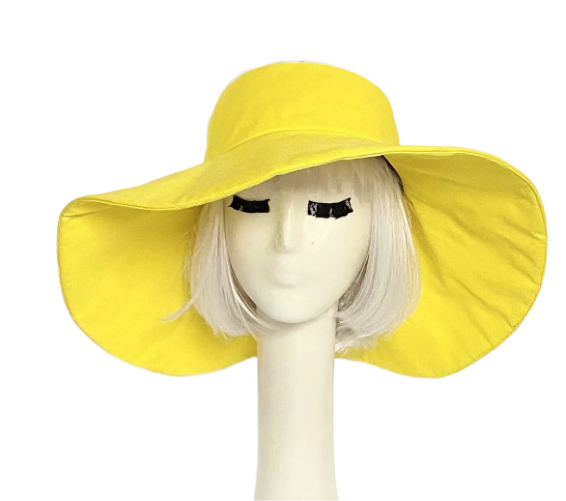 Yellow Sun Visor Hat