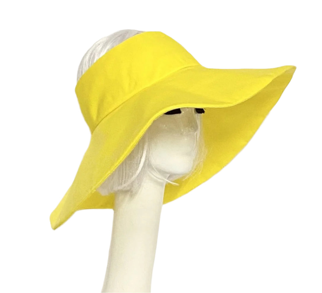 Yellow Sun Visor Hat