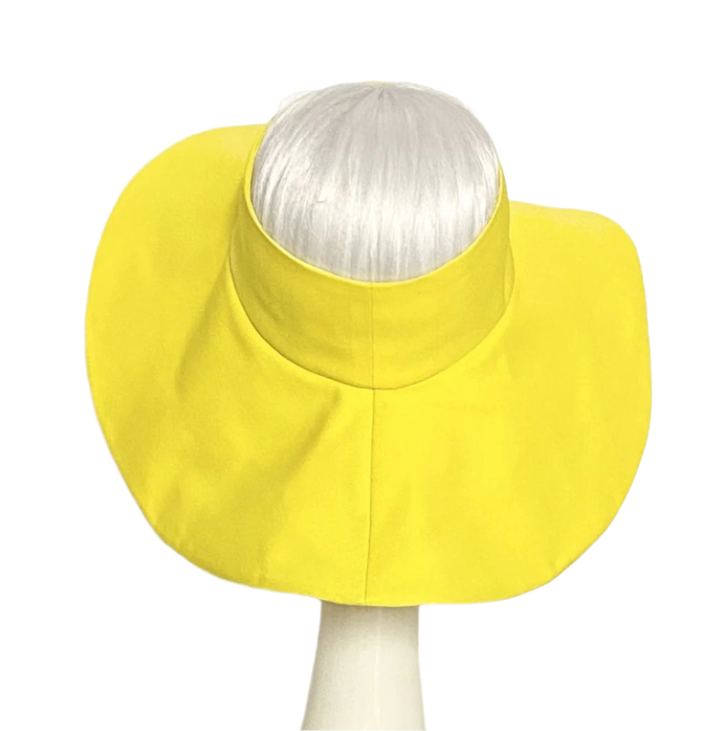 Yellow Sun Visor Hat