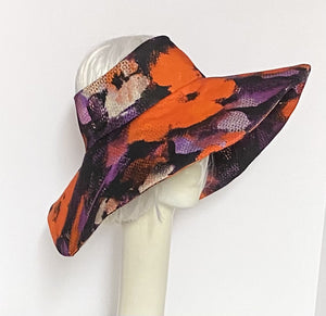 Floral Sun Visor Hat