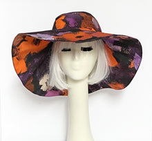 Load image into Gallery viewer, Wide Brim Floral Hat