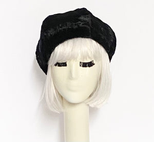 Faux Fur Beret Hat