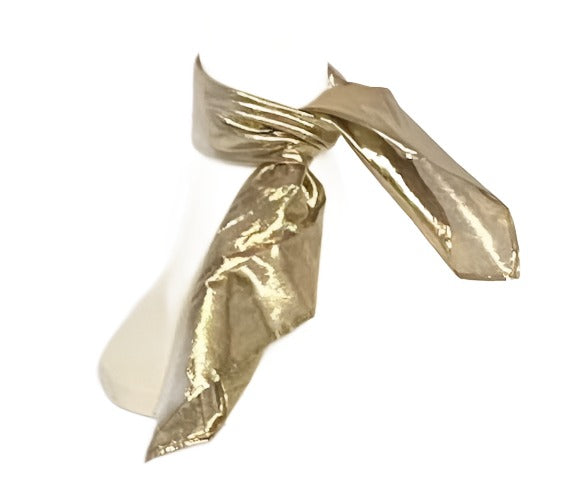 Gold Lame Neck Scarf